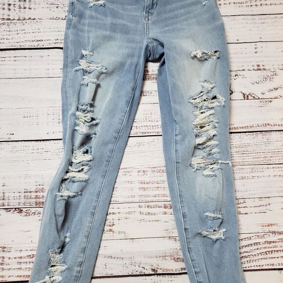 American Eagle Curvy High Rise Jeggings The Dream Jean Women’s - Picture 7 of 12